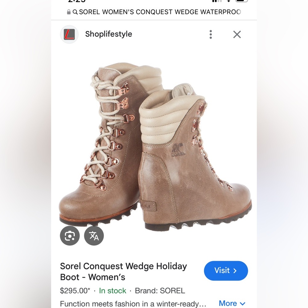 Sorel Conquest Wedge Boot